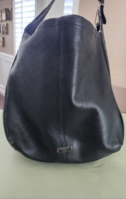 Black Leather Coach Bag