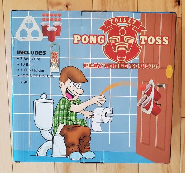 NEW Toilet Pong Toss Game