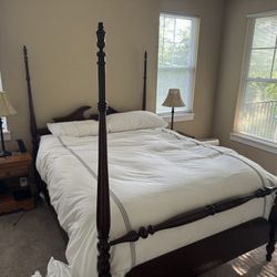Victorian Style 4 Poster Queen Bed Frame 