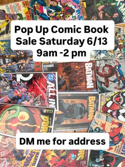 Whittier Comic Book Pop Up Sale 6/13