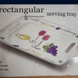 Large Porcelain serving Tray 