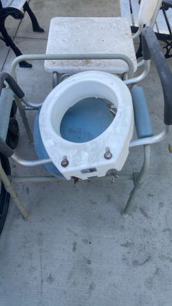 Toilet for old people handle