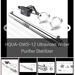 HQUA-OWS-12 Ultraviolet Water Purifier Sterilizer

