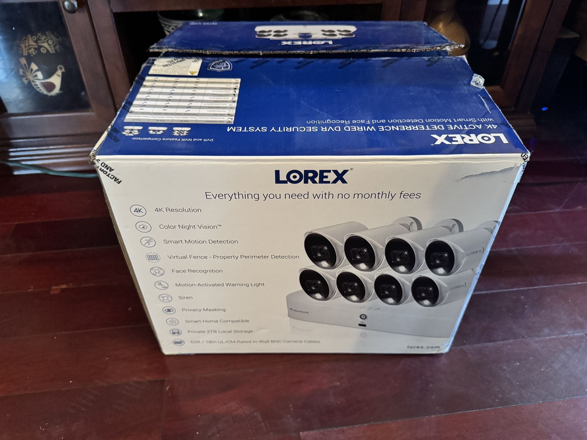 4K POE Security Camera System - Wired