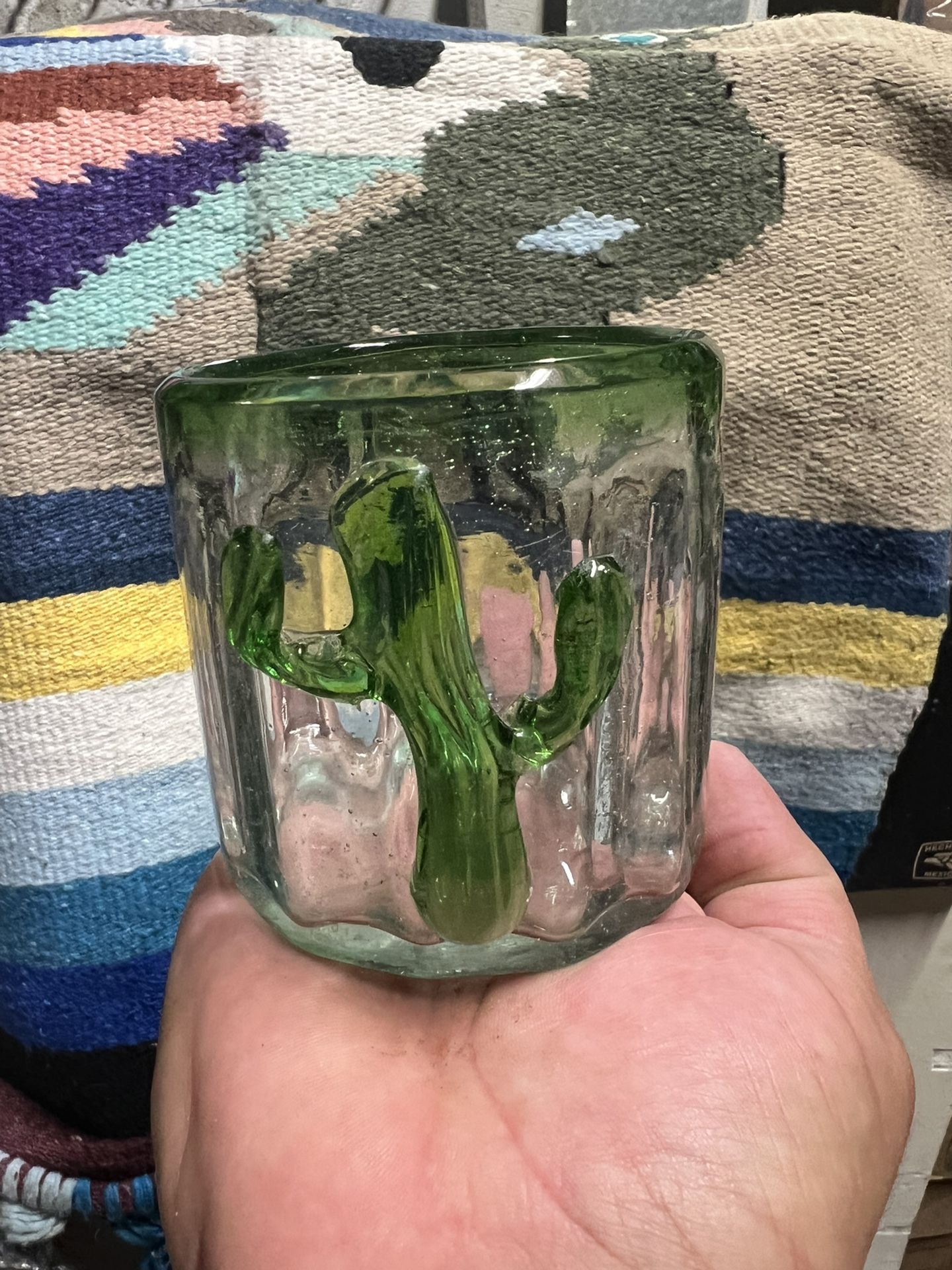 Cactus blown glass
