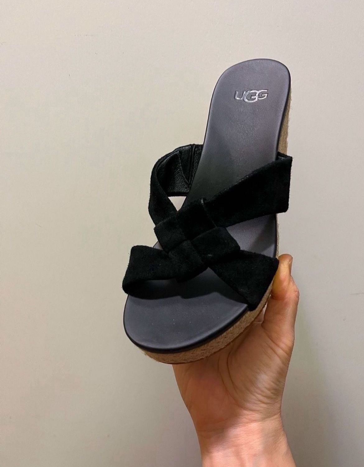 UGG Wedge Slide Sandal Size 5.5(Like New) (Pick up🛒 In Bellevue) *Check out my Other Posts 💕