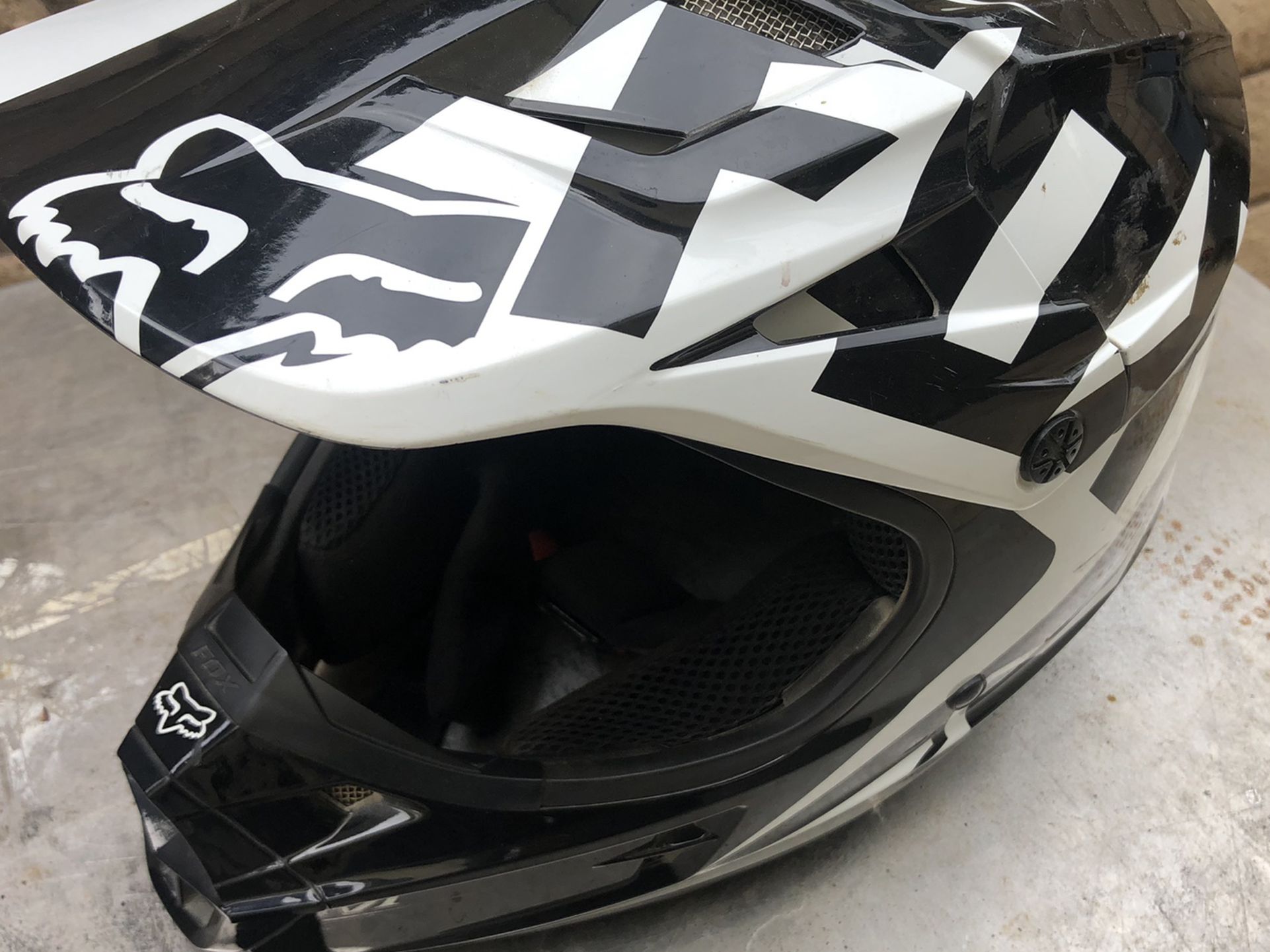 Fox Motocross Dirt Bike Helmet Size S