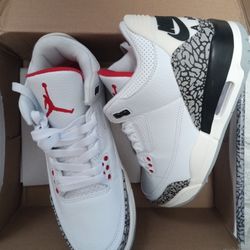 White Cement Jordan 3s