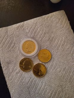 Gold-Plated US State Quarters Collection