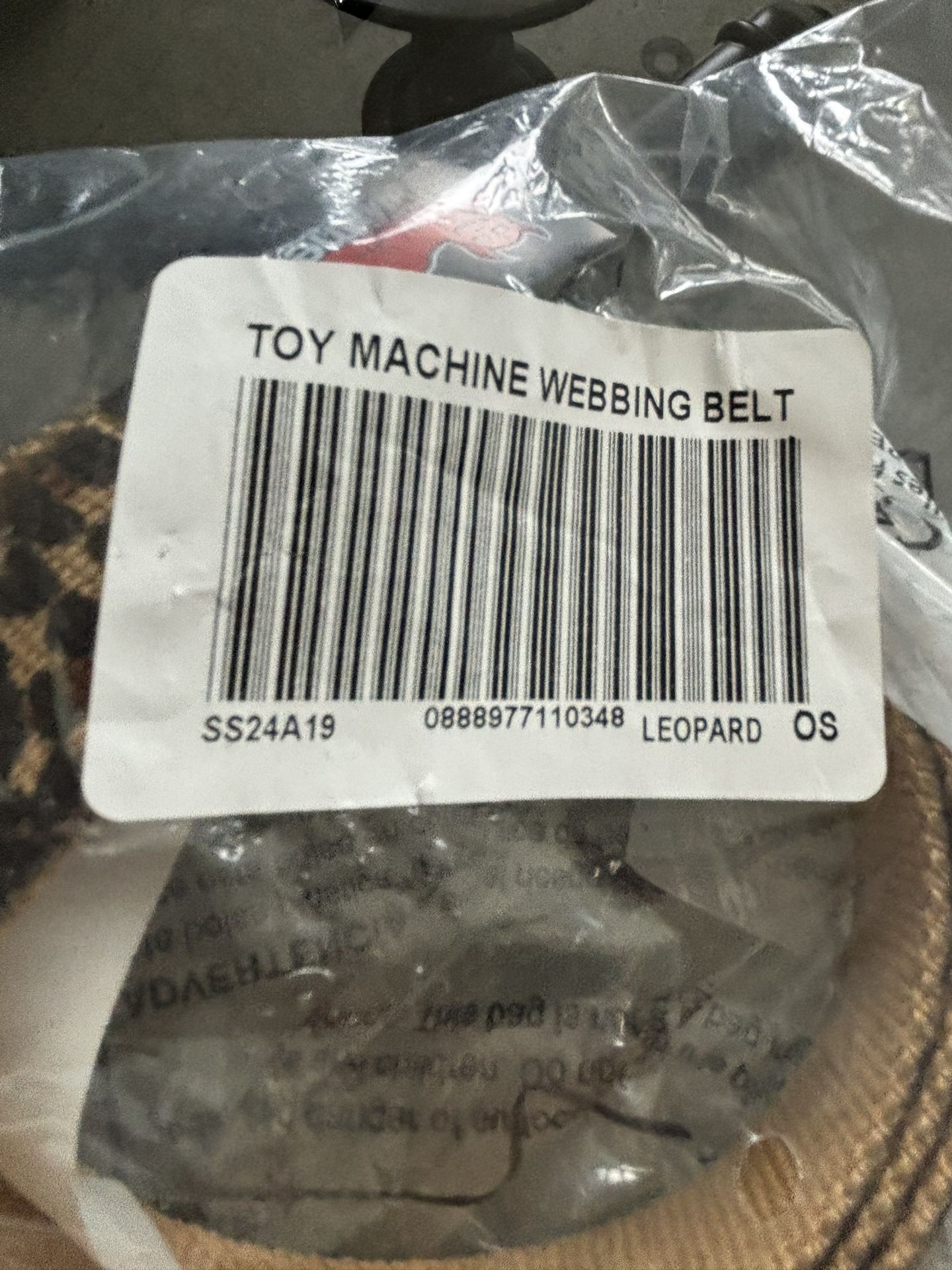 Supreme x Toy Machine Leopard Webbing Belt - SS24 for Sale in