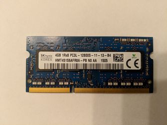 SK hynix 4GB PC3 SODIMM (laptop) RAM