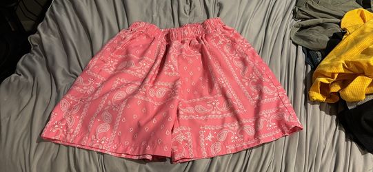 Pink designed shorts size small