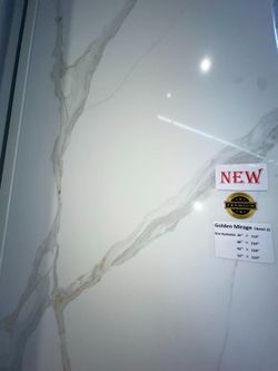 Quartz Kitchen Counter Top , Prefab Quartz Counter Top for Kitchen , White Quartz , Gold Kitchen Countertop , Prefab Slab on Sale , 