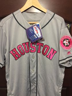 Houston Astros Breast Cancer Awareness Flex Jersey for Sale in
