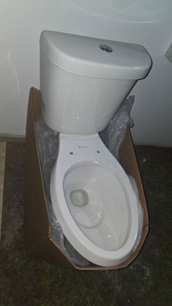 Glacier Bay Toilet with tank : No seat