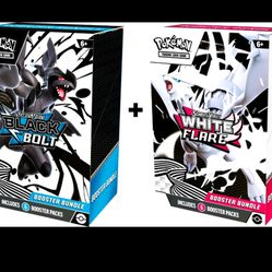 Pokemon White Flare & Black Bolt Booster Bundles 