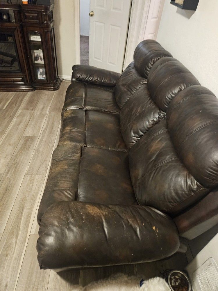 recliner electric sofa in good shape $150 obo