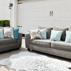 Stylish Grey Sofas