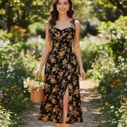 Women's casual maxi dress