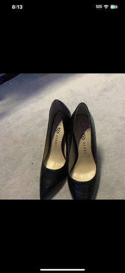 Katy Perry | The Memphis Black Patent Leather Pointed Toe Heels Women's Size 7.5