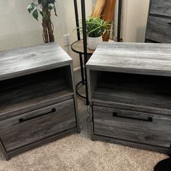 MOVING SALE!!! Two Nightstands With USB Charging Port