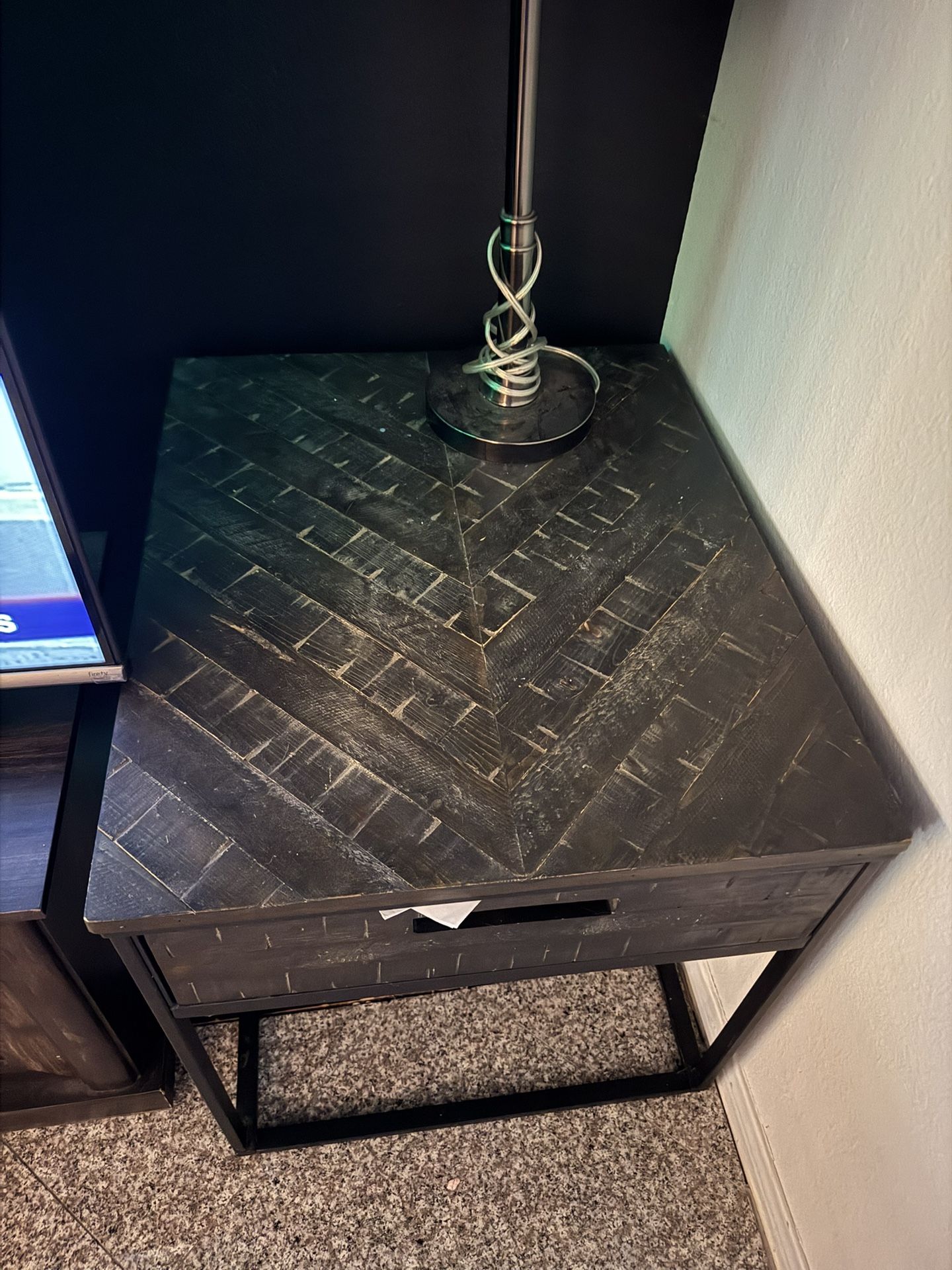 matching pair end tables $25