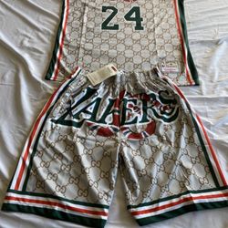 Lakers Shorts And Jersey New W Tags 