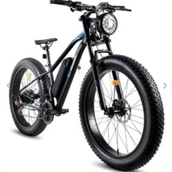 Geemax 26 Inch Fat Tire 500w Peak Motor 36V Electric Bicycle Battery 25MPh Max Speed 