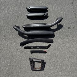 00-06 BMW E46 330i 330Ci ZHP M3 Coupe Black Cube Trim Set 