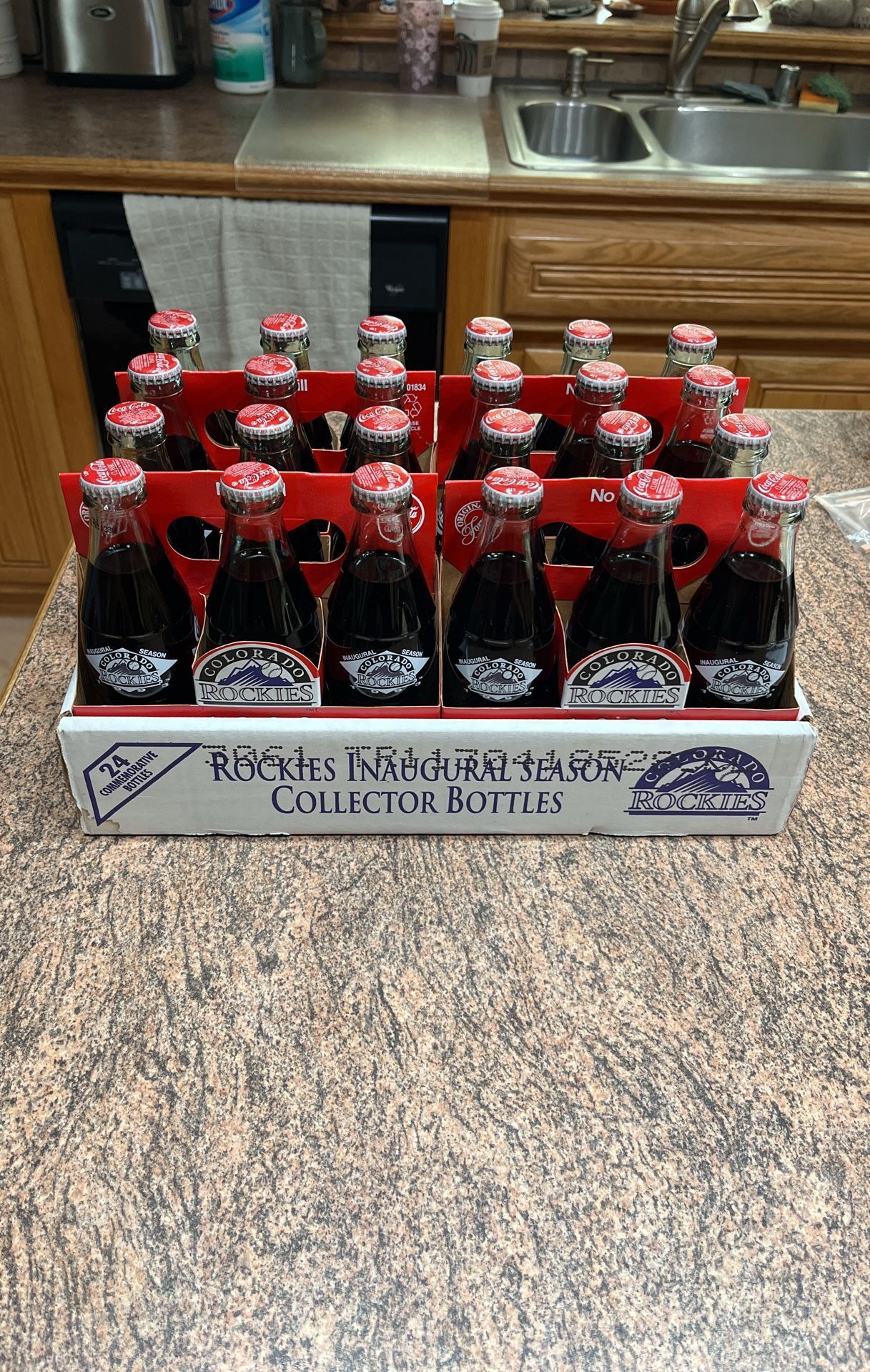 Colorado Rockies Coca - Cola Bottles