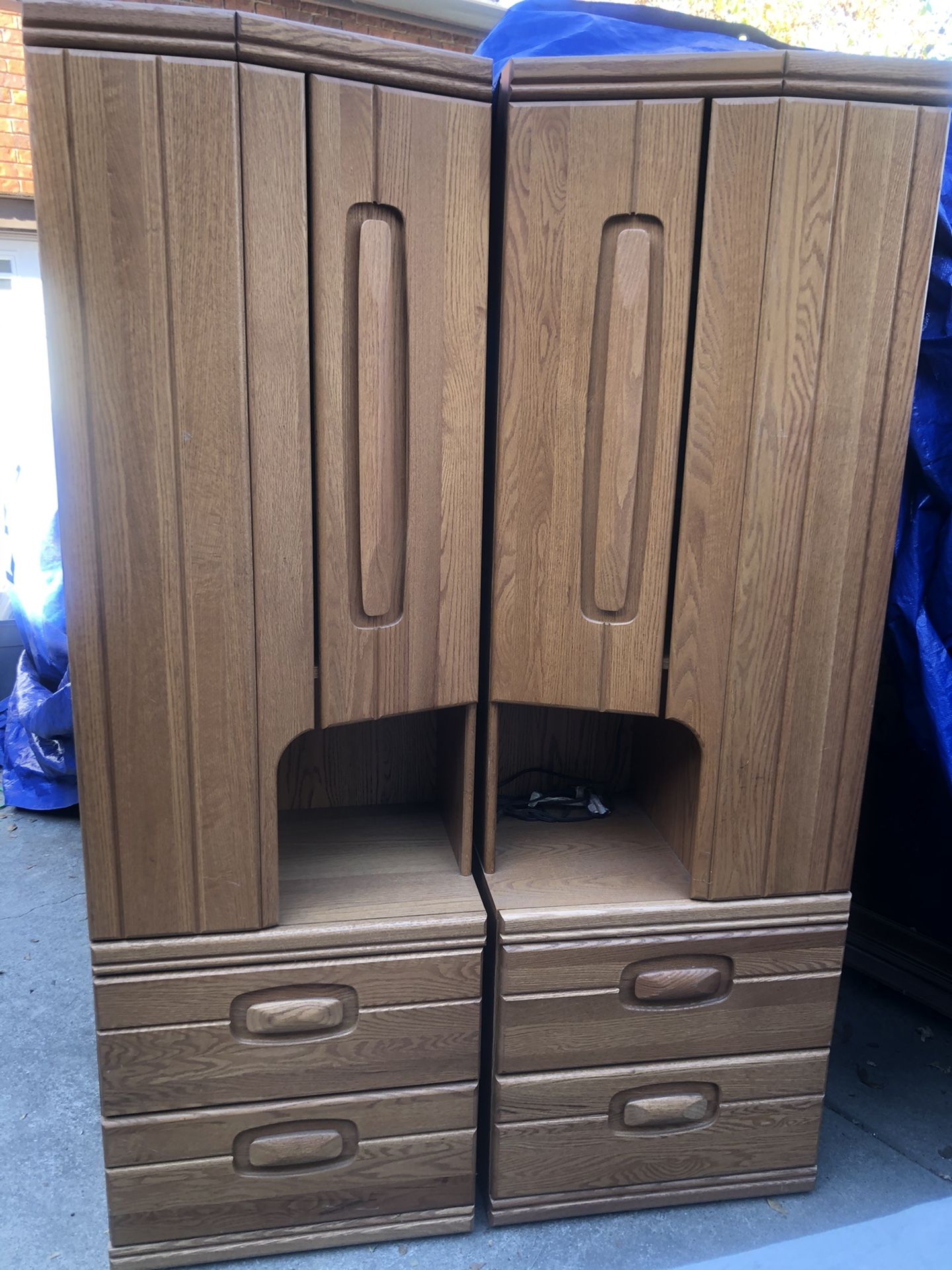 Bookcases, bookshelf, Storage Lighted cabinets. $65 for both or $35 each 0BO