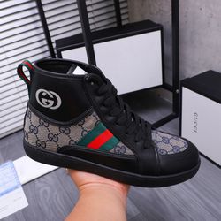 Gucci high top loafers for men