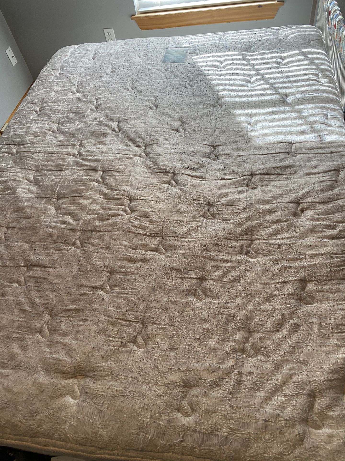 Free Queen mattress and box spring used