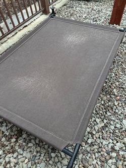 Elevated Dog Cot Bed with Metal Frame