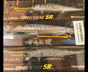 Megabass, Shimano and Tackle Berry (Japan) Lures $40 obo