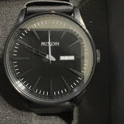 Nixon Porter All Black Leather 
