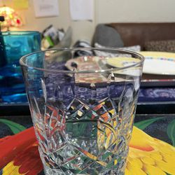 WATERFORD CRYSTAL TUMBLER WHISKEY GLASSES LISMORE PATTERN 