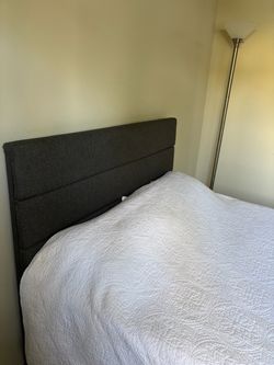 Full Upholstered Bed Frame (only used 6 months in clean / smoke free household)