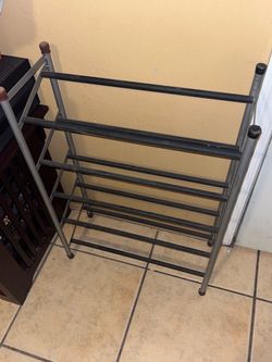 5-Tier Metal Shoe Rack