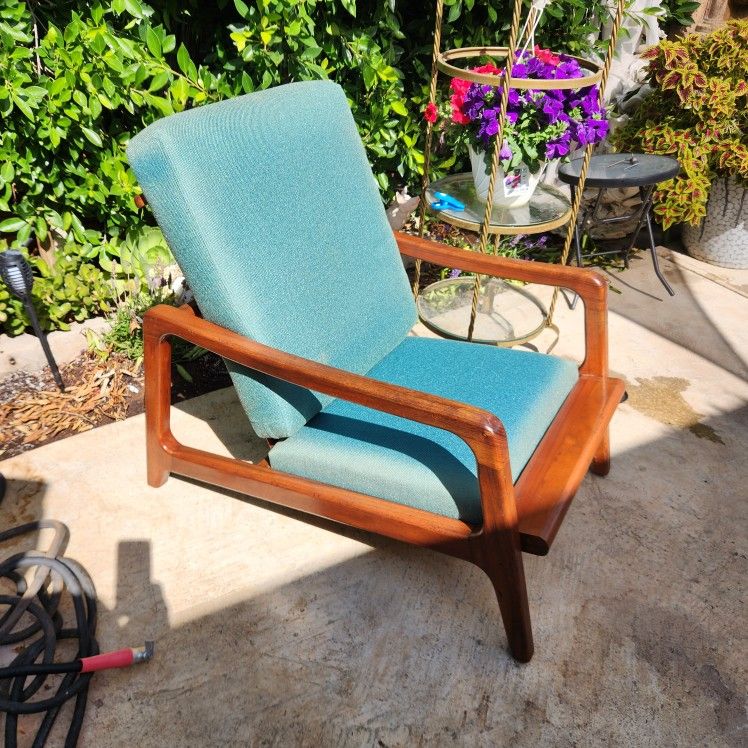 Mid-century Koa Wood Chair Gorgeous