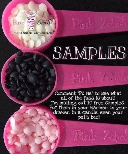 Pink zebra soy wax sprinkles