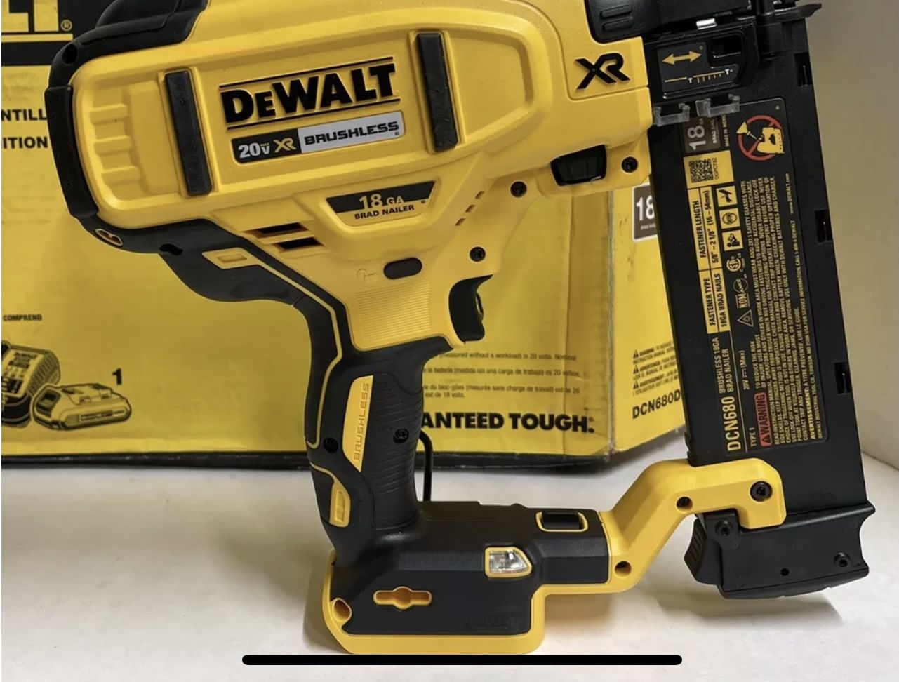 DEWALT 20 Volt Max Lithium Ion 18 Gauge Cordless Brad Nailer Kit for Sale in Flamingo FL OfferUp