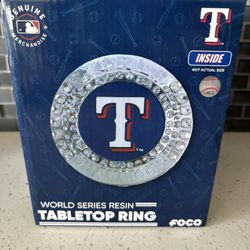 Texas Rangers Table Top World Series Ring Stadium Exclusive 