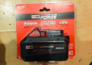 Milwaukee M18 REDLITHIUM FORGE XC8.0 Battery Brand New in box