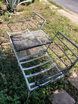 vintage metal patio furniture