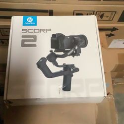 FeiyuTech SCORP 2 Gimbal Stabilizer for DSLR and Mirrorless Camera, Integrated Al Tracking Sensor, 3-Axis Camera Stabilizer for Sony Canon Panasonic N