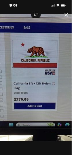California flag 8ft X 12ft