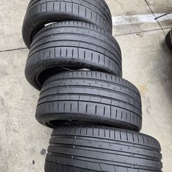 4.  PCS OF TIRES.    CONTINENTAL EXTREMECONTACT SPORT SIZE  285/35/19.    &    255/40/19