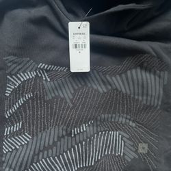 Simple design print Black Hoodie