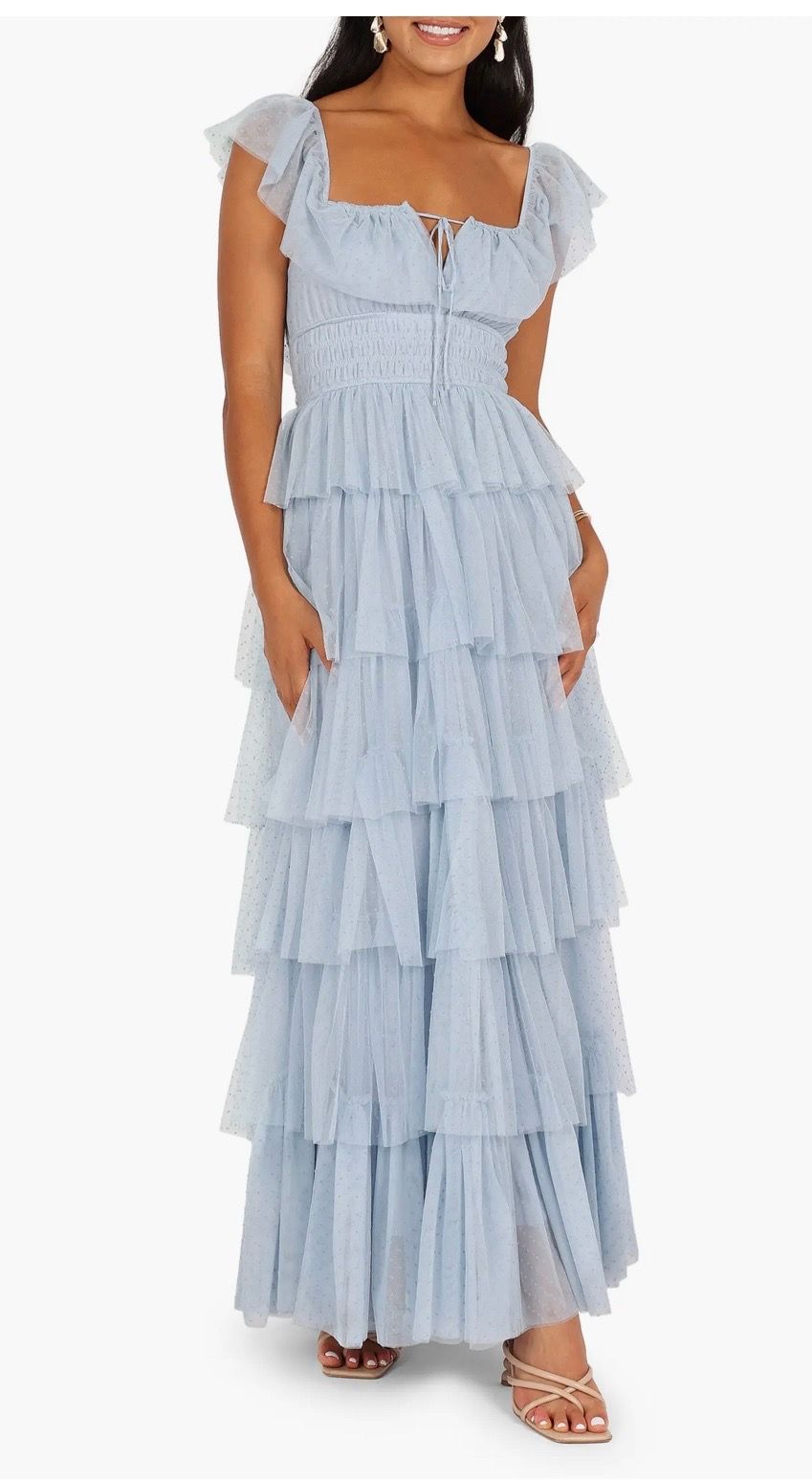 Petal &Pup tiered maxi dress size M